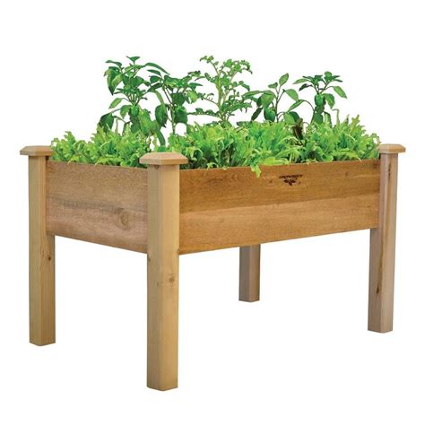 lowe's raised planter boxes